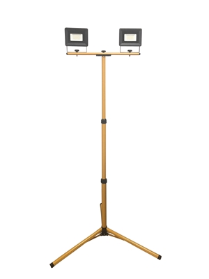 Picture of Floodlight with stand E023, 2x20W LED, 4000K, IP65