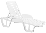 Show details for Tanning chair Verners Lettino White, 1920x710x1000 mm