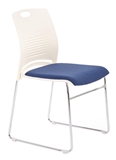 Show details for Visitor chair Halmar Cali White / Blue