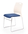 Picture of Visitor chair Halmar Cali White / Blue