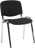 Show details for Visitor chair Home4you Iso Black / Chrome 633057