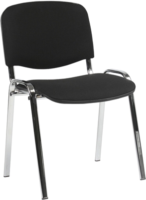 Picture of Visitor chair Home4you Iso Black / Chrome 633057