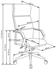 Picture of Office chair Halmar Costa White / Black