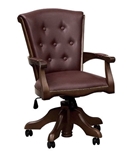 Show details for Black Red White Bawaria Dfot Office Chair Walnut