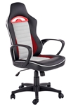 Show details for Halmar Bering Office Chair Black/Grey/Red