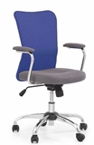 Show details for Halmar Chair Andy Grey/Blue