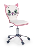 Show details for Halmar Chair Kitty 2 White/Pink