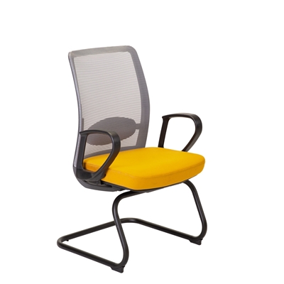 Picture of Home4you Anggun Visitor Chair Yellow/Grey