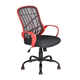 Show details for CHAIR BLACK / RED DESERT 62X61X105