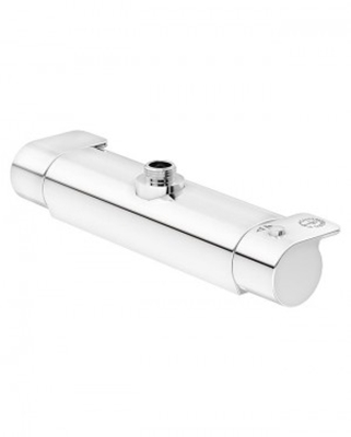 Picture of Gustavsberg Shower Faucet Estetic - Thermostat Chrome With Shower Connection Upward, 150 c-c (GB41218324)