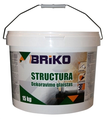 Picture of PUTTY DECORATION STRUCTURE 15kg BRIKO
