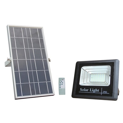 Picture of LED Solar Powered Floodlight + Solar Panel