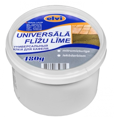 Picture of ELVI UNIVERSAL ADHESIVE FOR TILE 0.48KG Ready to use (1.6kg/5kg/8kg/16kg package)