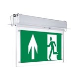 Show details for LED Recessed Fixed Emergency Exit Light 3 Hours Duration With PVC Legend