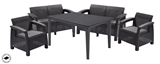 Show details for Outdoor furniture set Curver Corfu Fiesta, gray, 6 seats