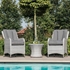 Picture of Outdoor furniture set Home4you Ascot K25224, gray, 2 seats