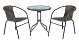 Show details for Outdoor furniture set Home4you Bistro K20561, gray, 2 seats