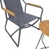 Picture of Outdoor furniture set Home4you Larisa 20927, grey/brown, 1-2 seats