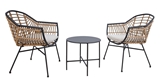 Show details for Outdoor furniture set Home4you Lunde 2 77672, grey/brown, 2 seats
