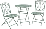 Show details for Outdoor furniture set Home4you Mint K40052, green, 2 seats