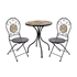 Picture of Outdoor furniture set Home4you Morocco K38681, black, 2 seats
