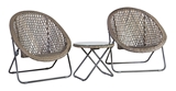 Show details for Outdoor furniture set Home4you Turku 21242, gray, 2 seats