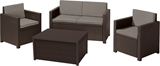 Show details for Outdoor furniture set Keter Monaco, brown, 4 seats