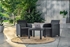 Picture of Outdoor furniture set Keter Rosalie Balcony Set With Classic Table 249588, grey/graphite, 2 seats