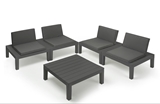 Show details for Outdoor furniture set Progarden Corciano, anthracite, 1-4 seats