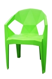 Show details for Garden chair Besk Plastic, green, 40 cm x 54 cm x 80 cm