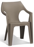 Show details for Garden chair Keter Dante Low Back 29187058599, brown, 57 cm x 57 cm x 79 cm