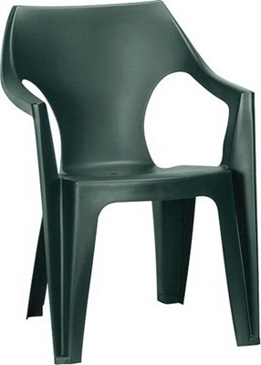 Picture of Garden chair Keter Dante Low Back, dark green, 57 cm x 57 cm x 79 cm