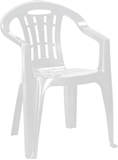 Show details for Garden chair Keter Mallorca, white, 56 cm x 58 cm x 79 cm