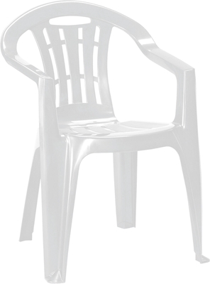 Picture of Garden chair Keter Mallorca, white, 56 cm x 58 cm x 79 cm