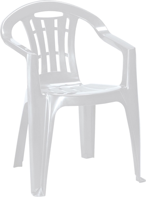Picture of Garden chair Keter Mallorca, light grey, 56 cm x 58 cm x 79 cm