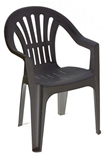 Show details for Garden chair Progarden Kona, anthracite, 53.5 cm x 55 cm x 82 cm