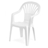 Picture of Garden chair Progarden Zena, white, 55 cm x 56 cm x 89 cm