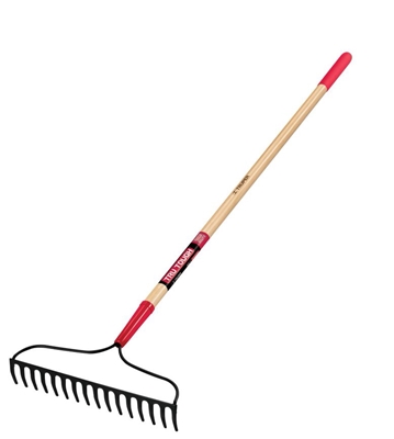 Picture of Rake universal Truper Welded Bow Rake 755625503015, with handle, 1370 mm