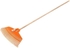 Picture of Fan rake Prosperplast Focus Green/Orange 102590013, with handle, 1650 mm