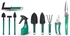 Picture of Tool set Vigo Garden Tools, metal, black/green, 10 pcs.