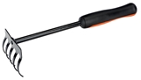 Show details for Bahco Small Garden Rake, 320 mm, steel, black/orange