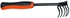 Picture of Bahco Small Garden Rake, 320 mm, steel, black/orange