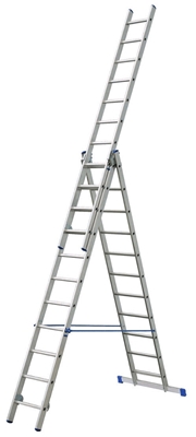 Picture of Ladder Elkop, 3-part universal, 164.7 - 499.2 cm, 164.7 - 399.2 cm