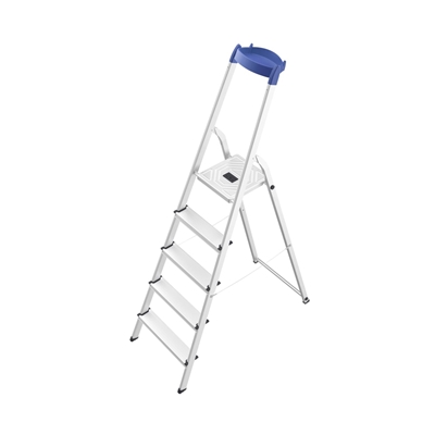 Picture of Stairs Hailo L58E-5, one-sided household stairs, 182 cm