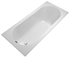 Picture of Villeroy & Boch Oberon Solo Bath with Legs White 180x80