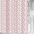Picture of Spirella Mille Fleurs Shower Curtain 180x200cm Pink