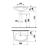 Picture of Sink Jika Zeta 1039 50x40cm, white