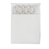 Show details for Bath curtain with hooks Futura PED-009, 180x180cm