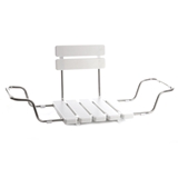 Show details for Bath seat with flange BS-03 73-88cm, white