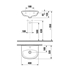 Picture of Sink Jika Zeta 15393 40x15,5x32cm, white